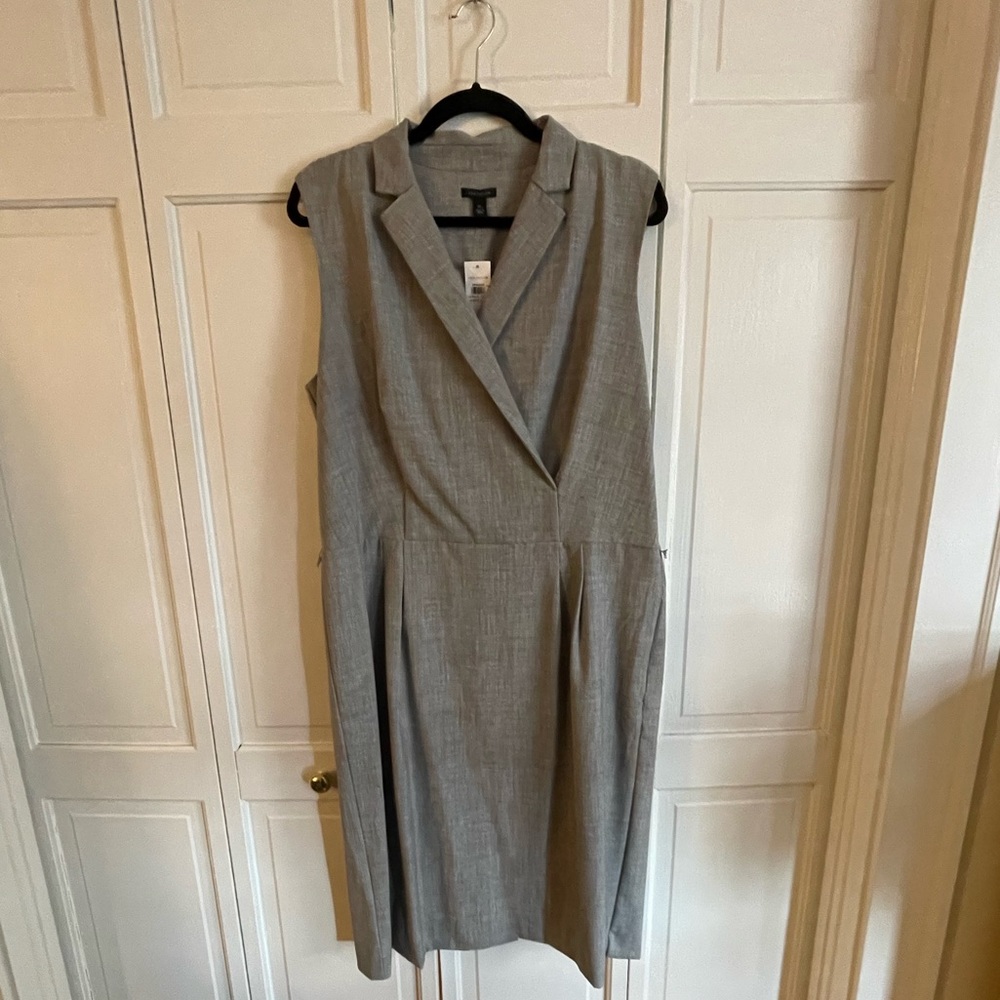 Ann Taylor Gray Suit Dress